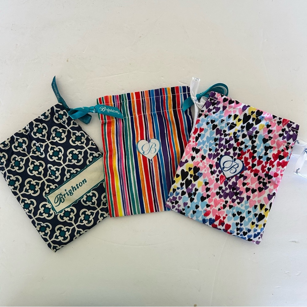 BRIGHTON JEWELRY POUCHES